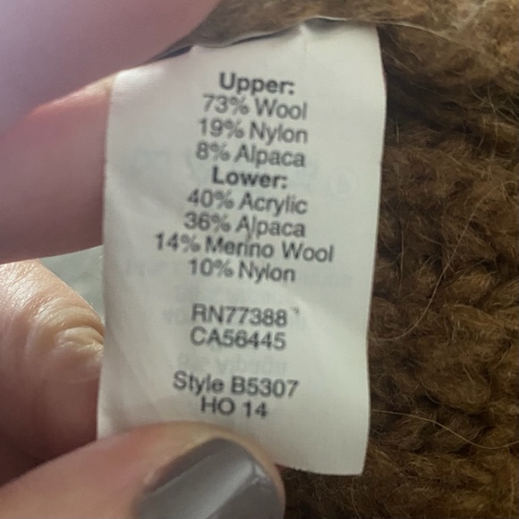 Madewell Chunky Color Block Turtleneck - Picture 5 of 5